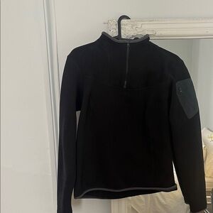 Arcteryx Black Half-Zip Pullover Sweater